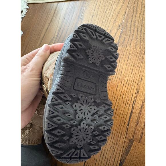 New CARTERS Deltha Snow Boots Size 4 Toddler - Picture 4 of 5